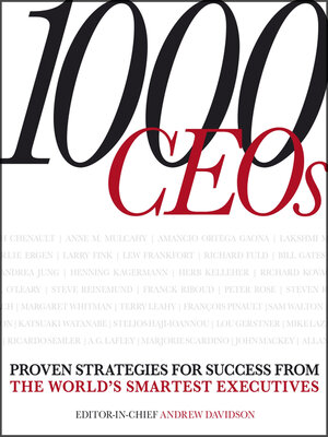 cover image of 1000 CEOs
